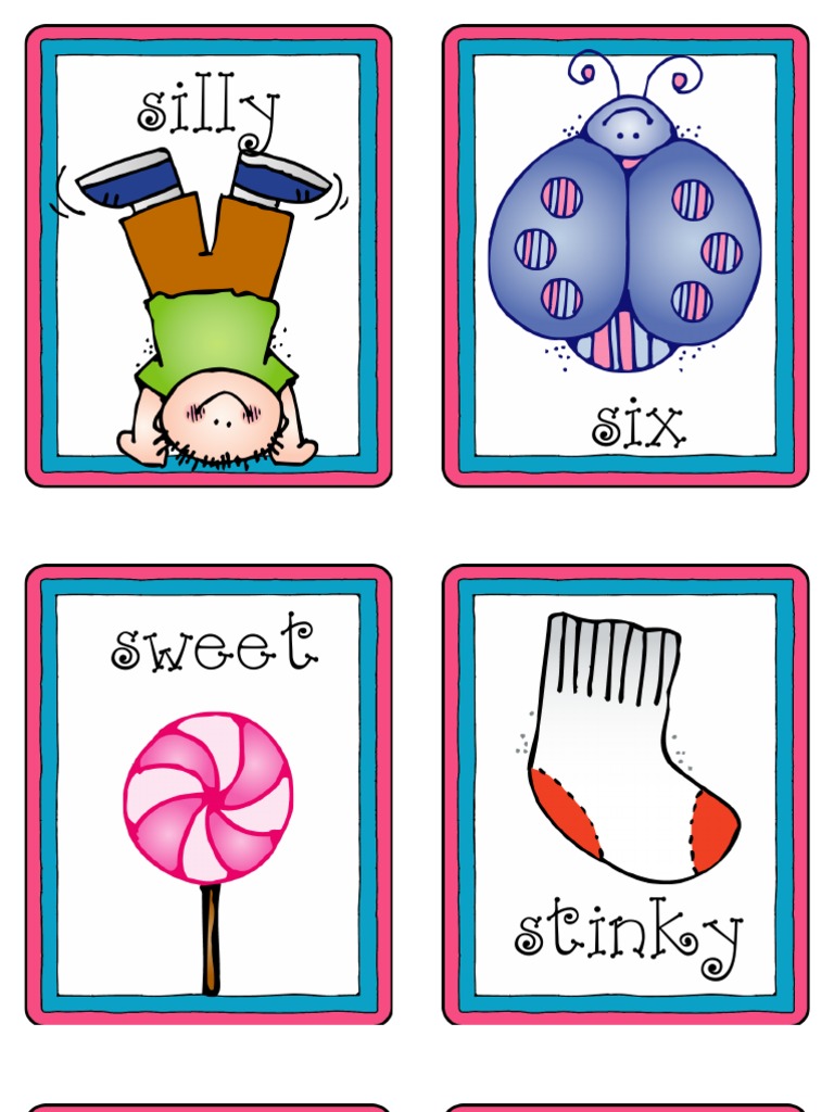 Free Printable Adjective Picture Cards
