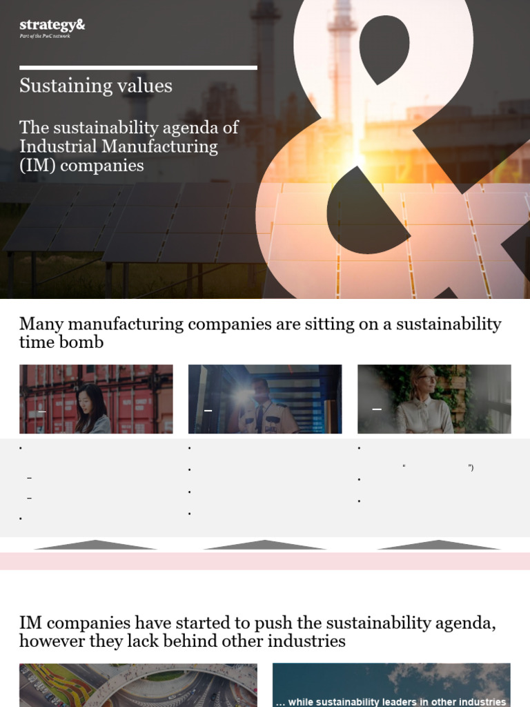 Industrial Manufacturing Sustainability Strategies | PDF ...