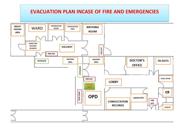 Evacuation Plan Incase of Fire and Emergencies | PDF