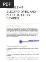 Module 4-7 Electro-Optic and Acousto-Optic Devices: General Comments of John Simcik