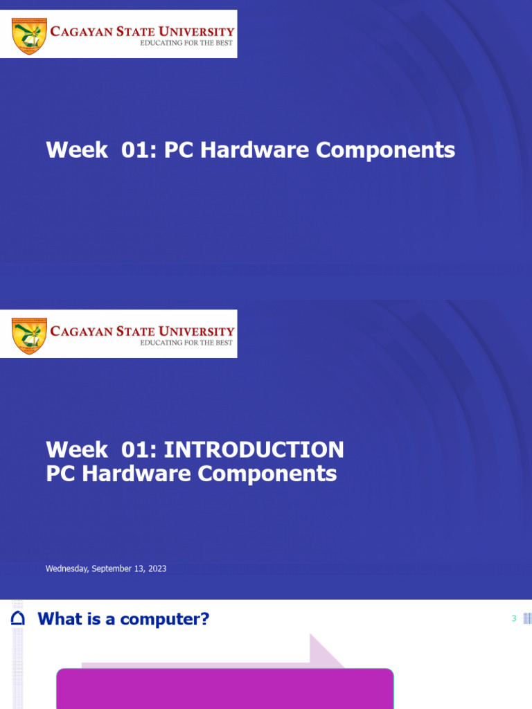 Understanding PC Hardware Components | PDF | Computer Data Storage ...