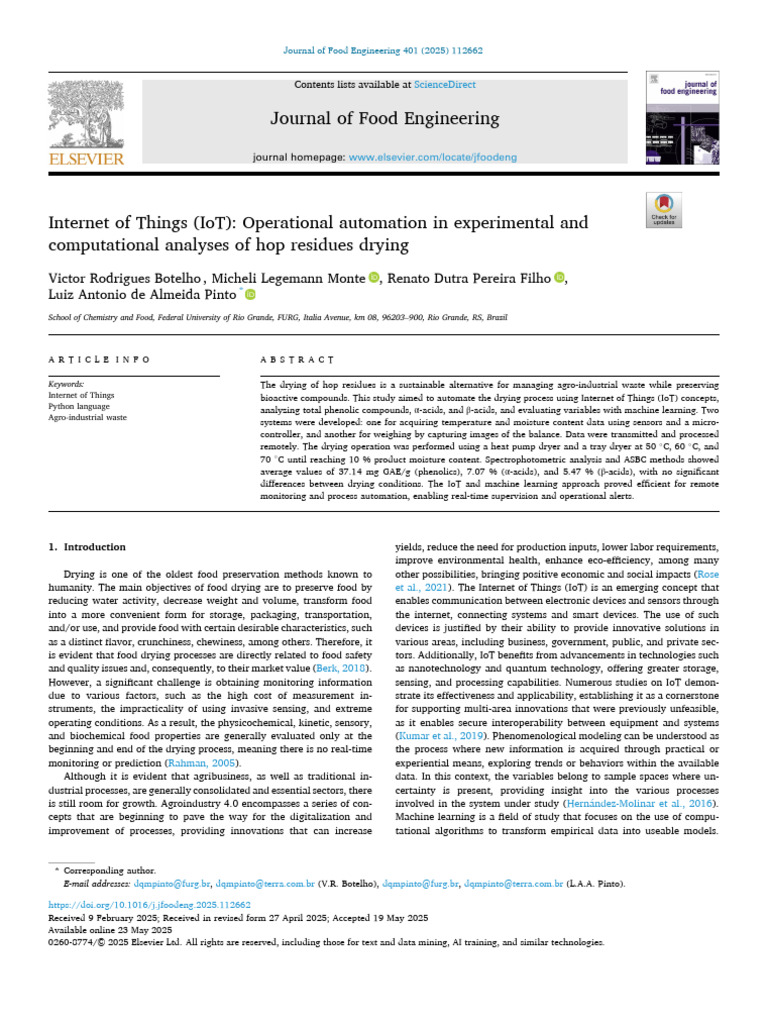 Internet of Things (IoT) - Operational Automation in Experimental and ...