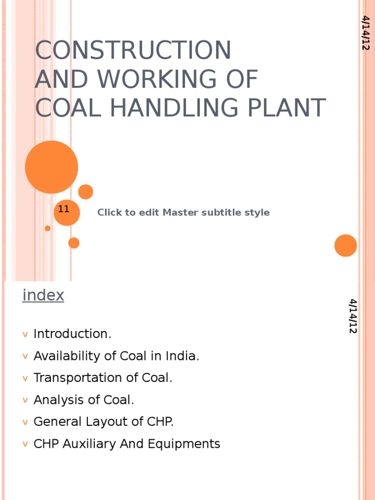 CHP-Coal Handling Plant | PDF | Belt (Mechanical) | Coal