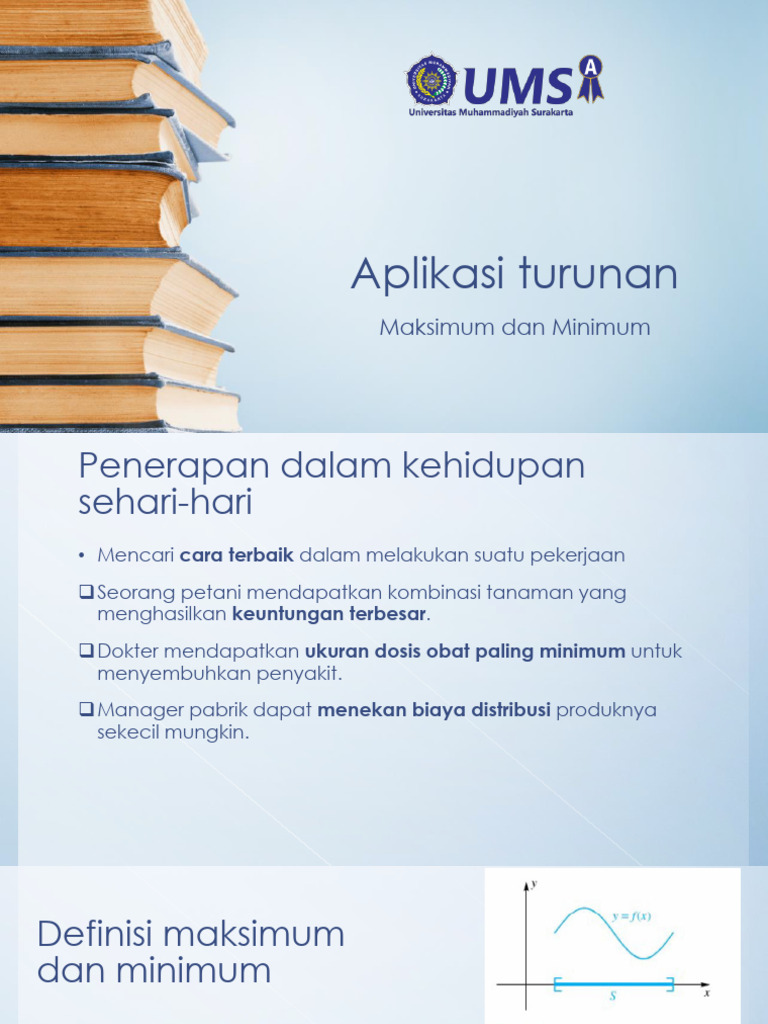 Maksimum dan Minimum dalam Kalkulus | PDF