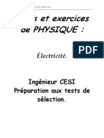 Cours & Exercices D'electricite - Cesi - 20042007