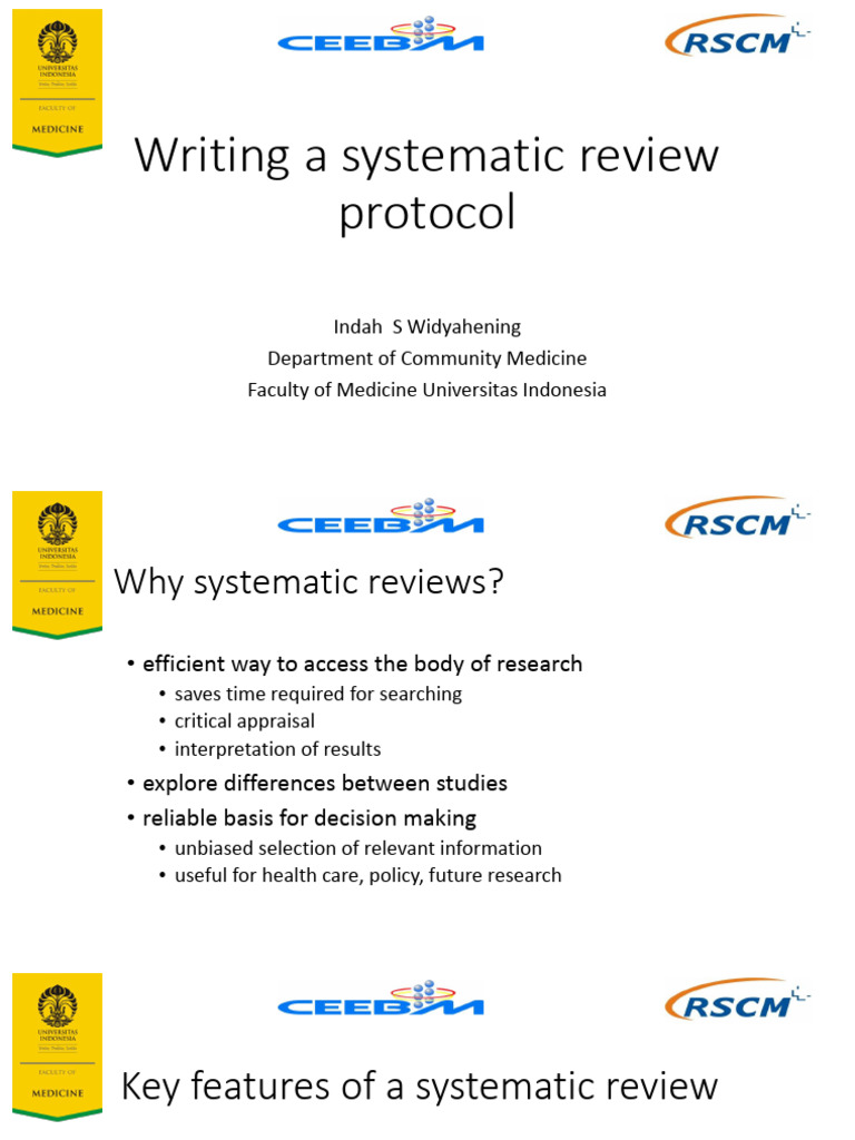 Systematic Review Protocol Guidelines | PDF | Systematic Review | Science