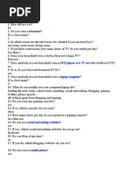 Download Mass Media Questionnaire Sample by Jin Vo SN89391565 doc pdf