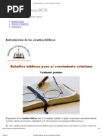 Estudios bíblicos para el crecimiento cristiano