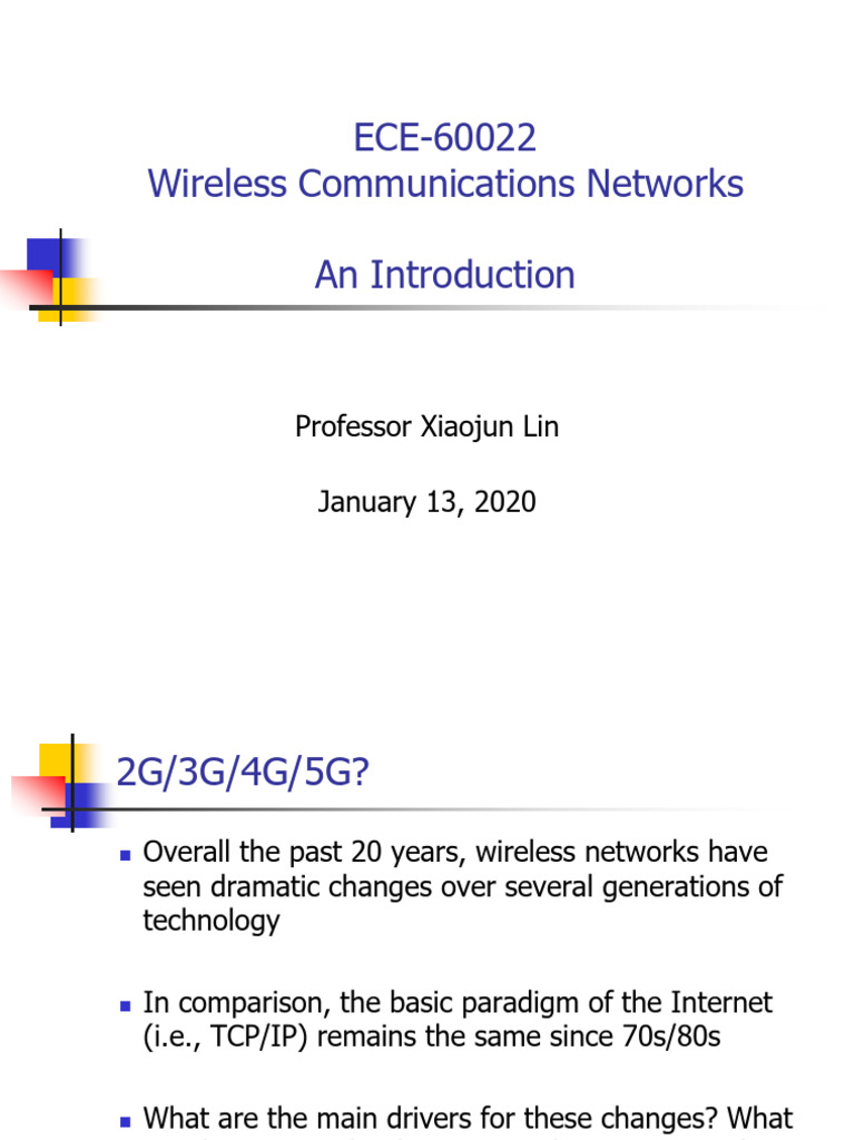 Evolution of Wireless Networks Overview | PDF | Cellular Network | 4 G