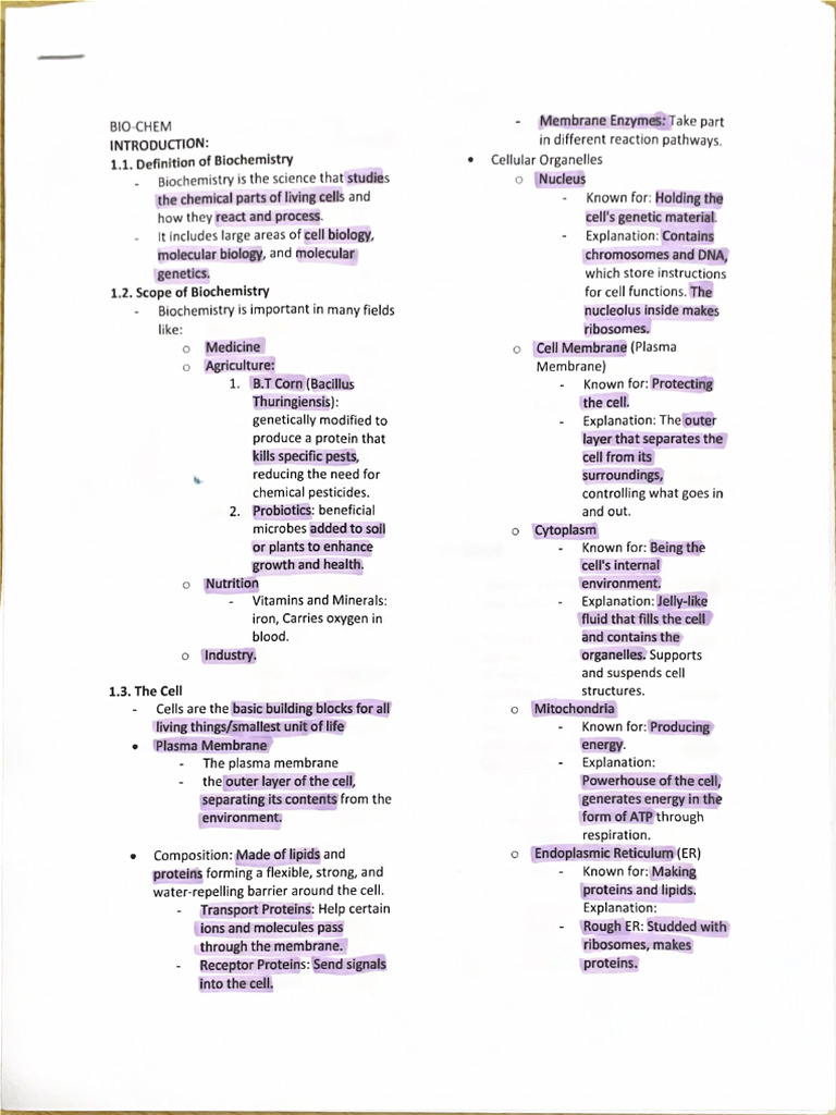 Intro Bio | PDF