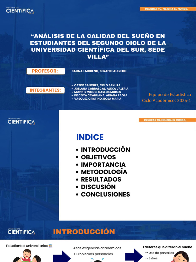 Calidad del Sueño en Estudiantes Universitarios | PDF | Dormir | Sicología