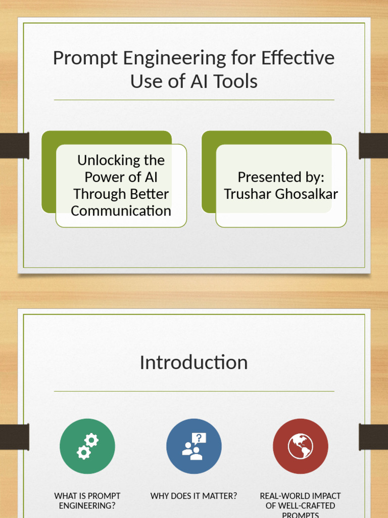 Prompt Engineering Presentation | PDF | Cognitive Science | Learning