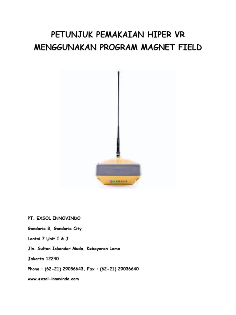 Manual Hiper VR Magnet Field | PDF