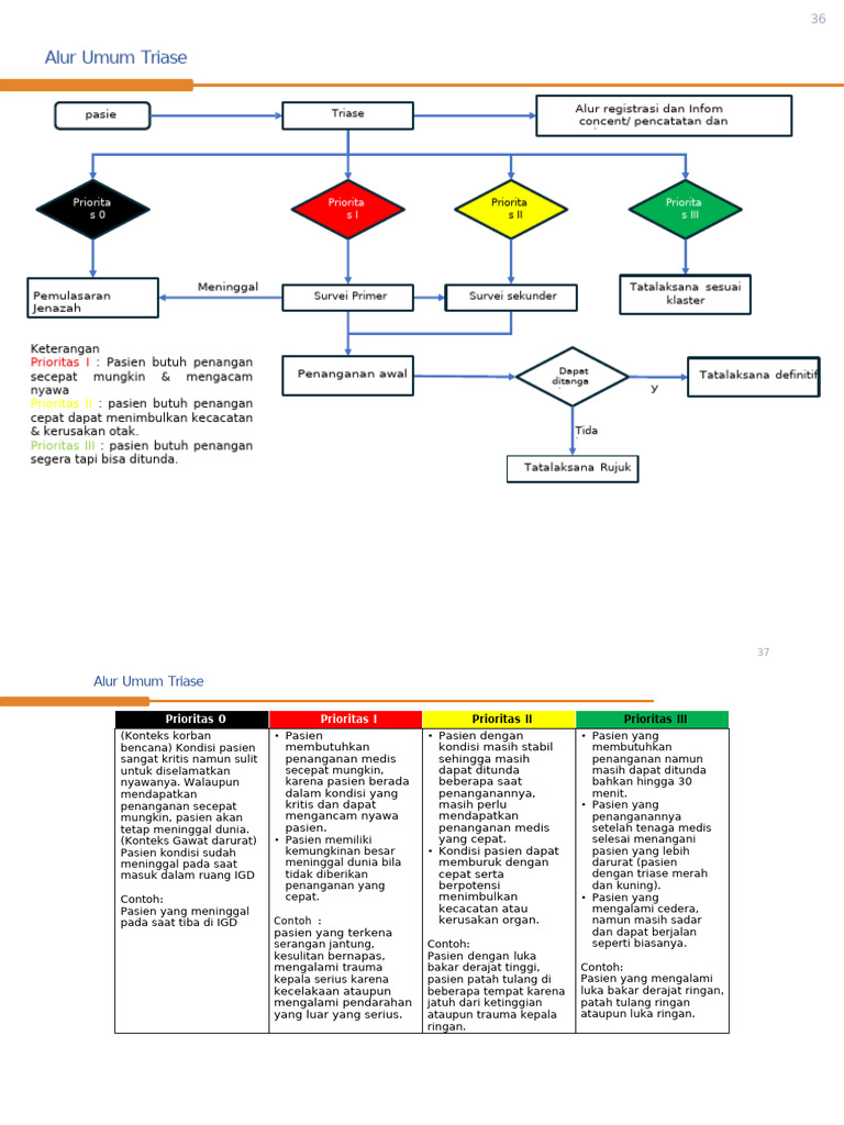 Alur Triase IGD dan Bencana | PDF