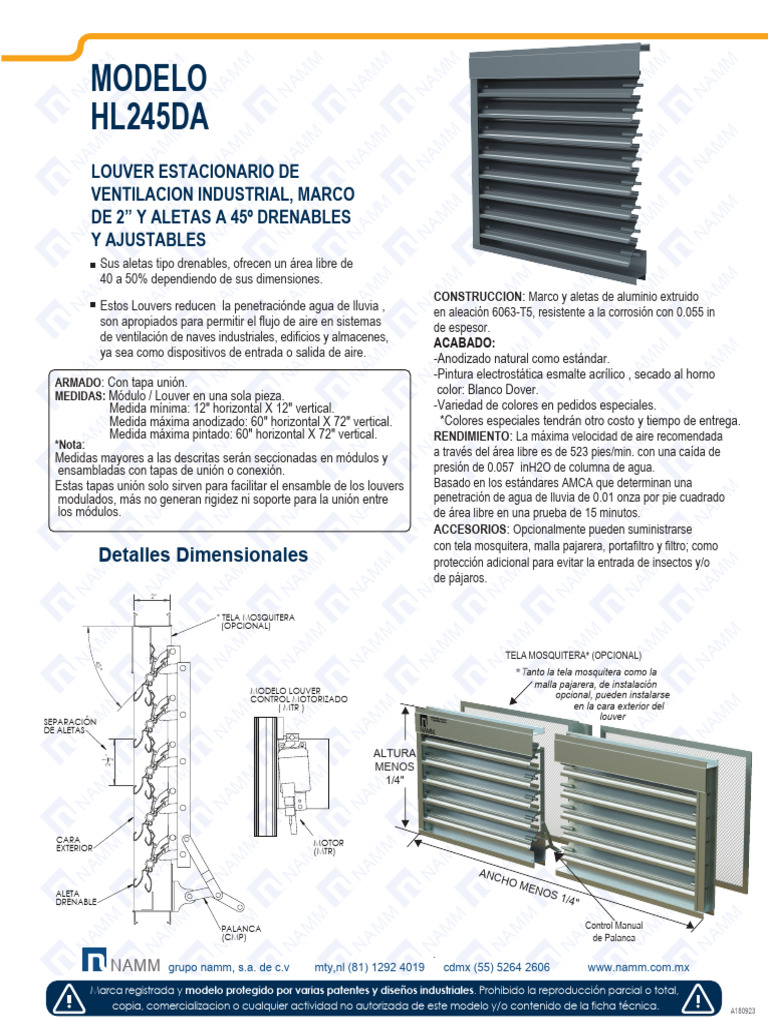 Hl245dan1 0-10 | PDF | Ventilación (Arquitectura)