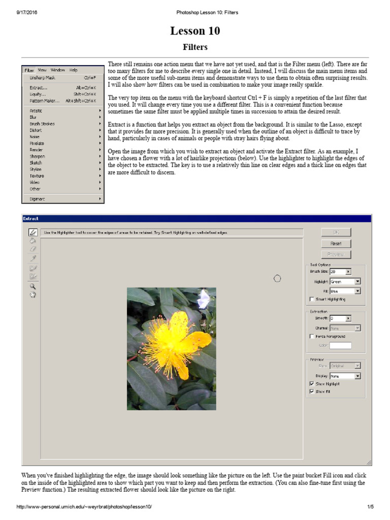 Key Photoshop Filters for Textures | PDF | Texture Mapping | Adobe ...