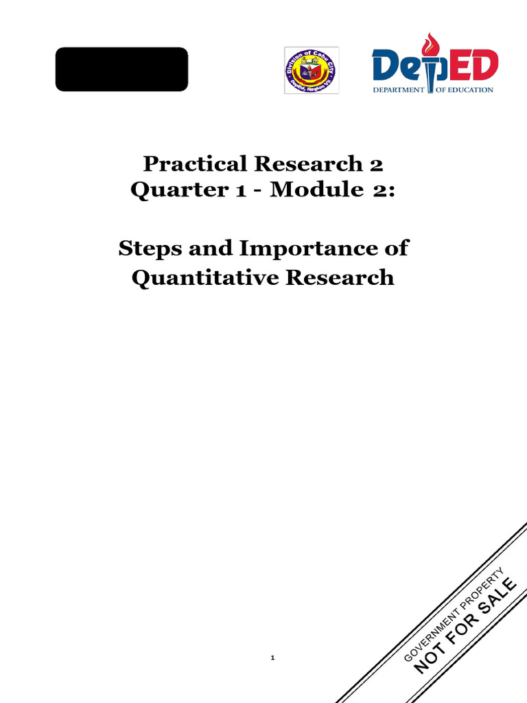 Steps in Quantitative Research Explained | PDF | Quantitative Research ...