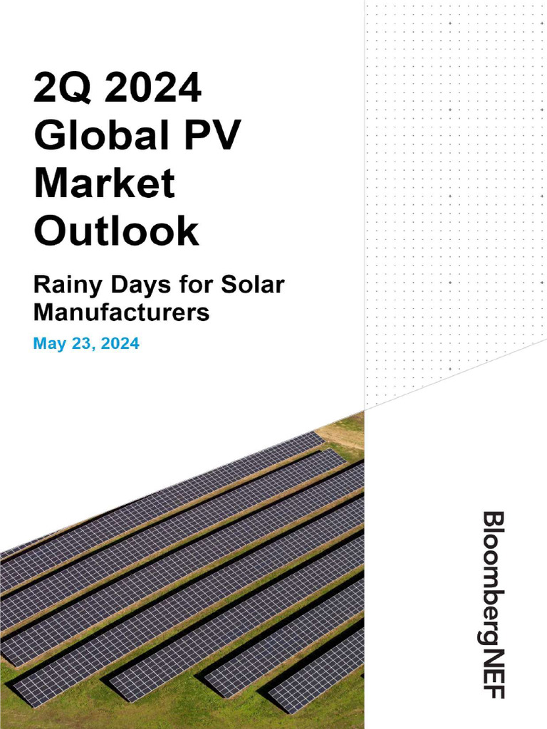 Q2 2024 Global PV Market Outlook | PDF
