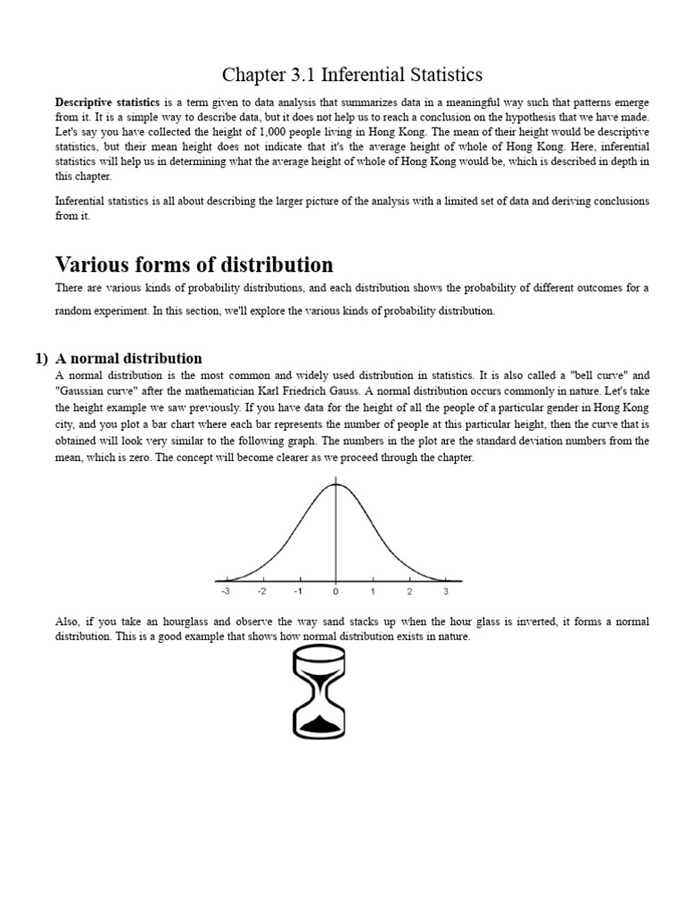 Chapter 3.1 Inferential Statistics | PDF | Type I And Type Ii Errors ...