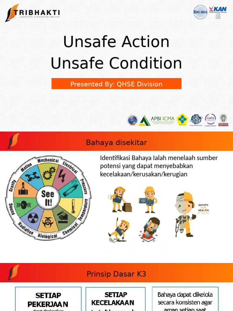 Tindakan dan Kondisi Tidak Aman | PDF