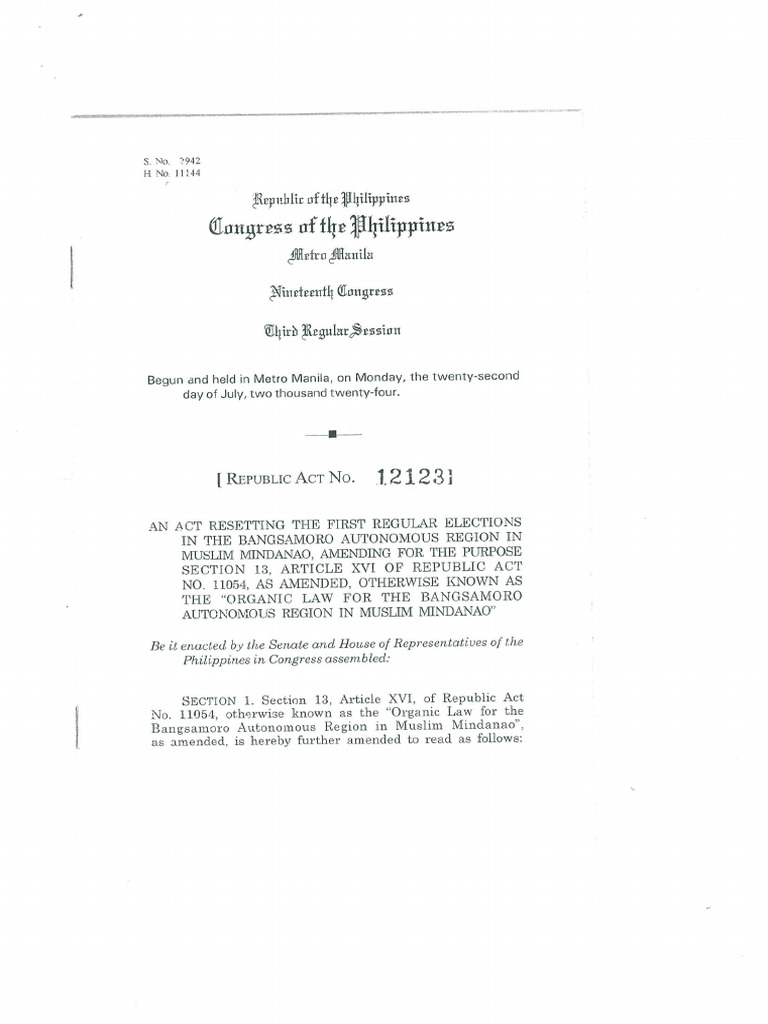 Ra 12123 | PDF