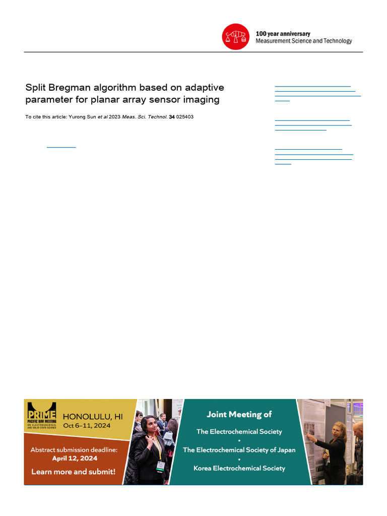 Split Bregman Algorithm Based On Adaptive Parameter For Planar Array ...