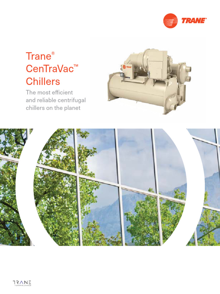 Trane CenTraVac Chillers Overview | PDF | Air Conditioning | Efficient ...