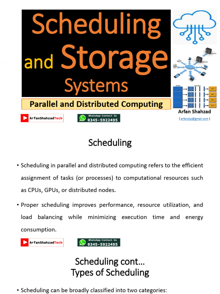 Scheduling and Storage in Computing Systems | PDF | Scheduling ...