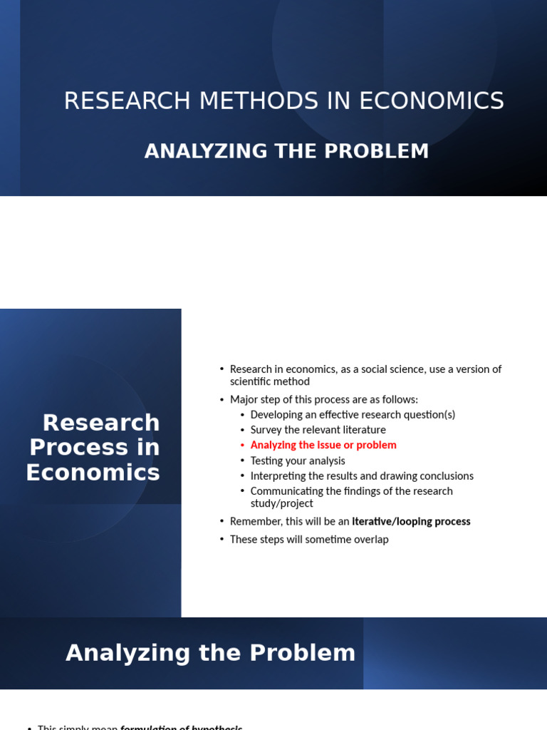Research Methods in Economics Explained | PDF | Demand | Economics