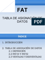 Tabla de Asignación de Datos (FAT)