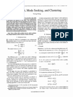 Mean Shift Clustering Algorithm