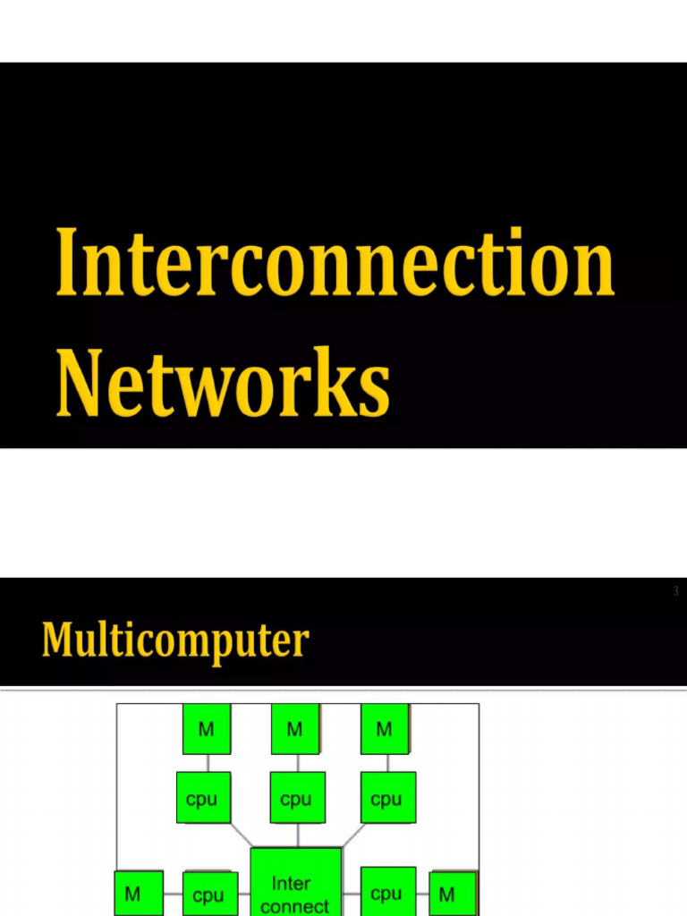 Interconnection Networks | PDF