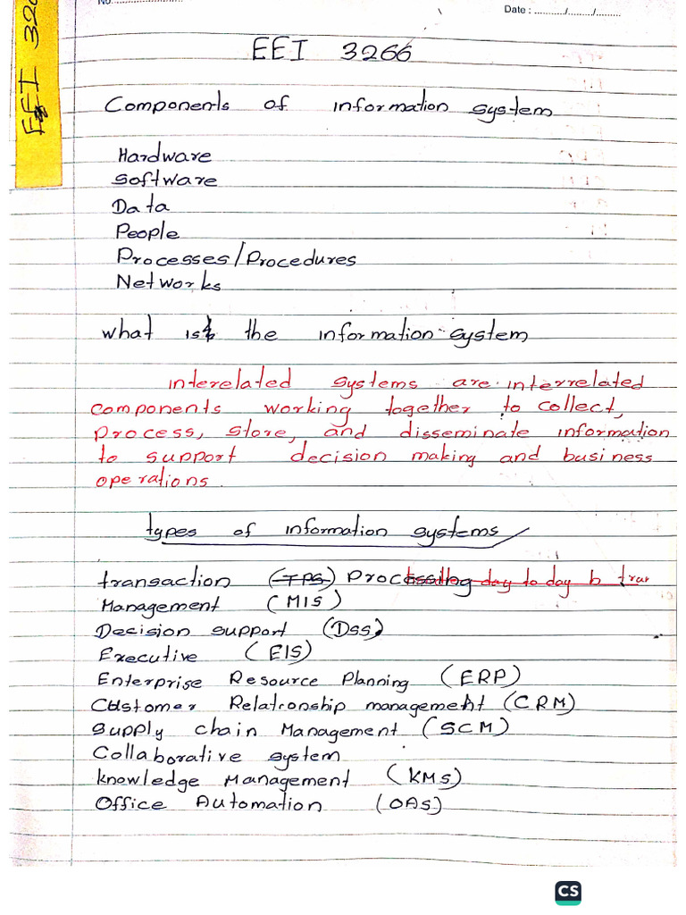 EEI3266 Note | PDF