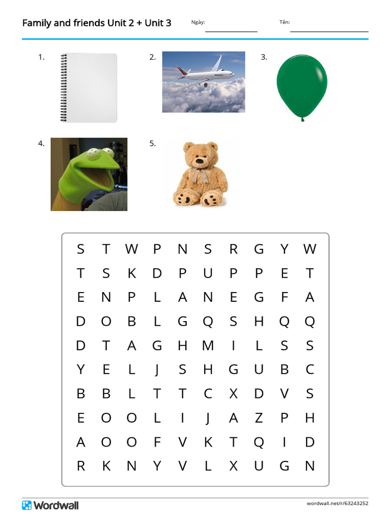 Family and Friends Unit 2 Unit 3 Tìm T | PDF
