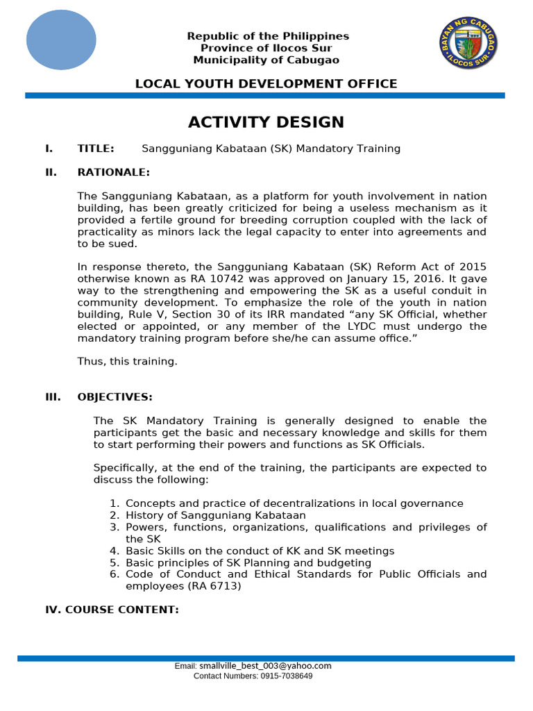 SK Mandatory Training Overview and Details | PDF