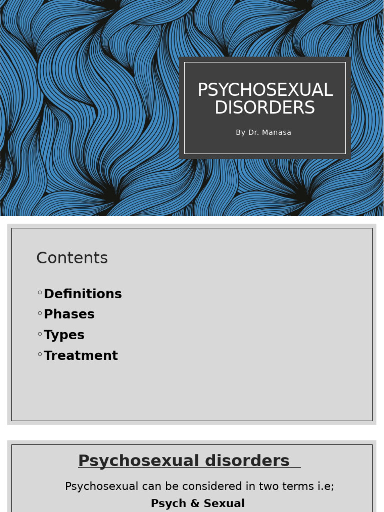 Understanding Psychosexual Disorders | PDF | Psychological Trauma ...