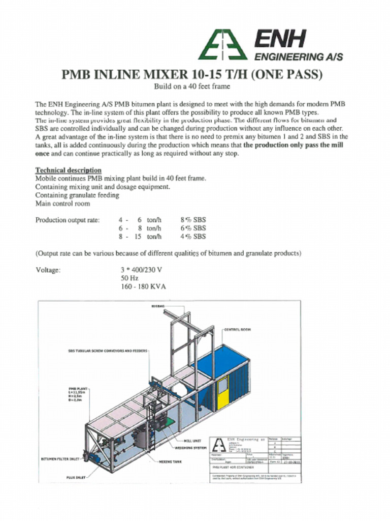 PMB Inline Mixer 10 15 TH 40 Feet | PDF