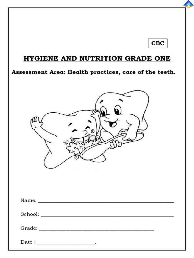Grade 1 Hygiene and Nutrition Assessment | PDF
