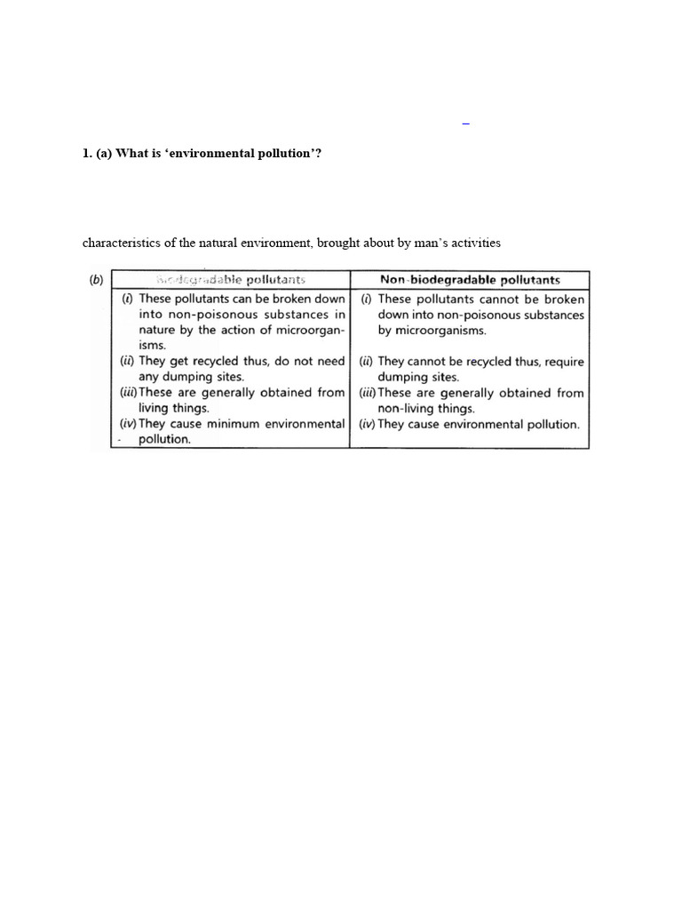 Our Environment Board Qs 2022-1 | PDF | Food Web | Ecosystem