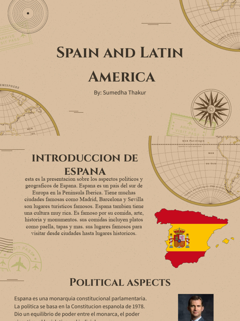 Spain and Latin America Project in Spanish | PDF | España | Gobierno