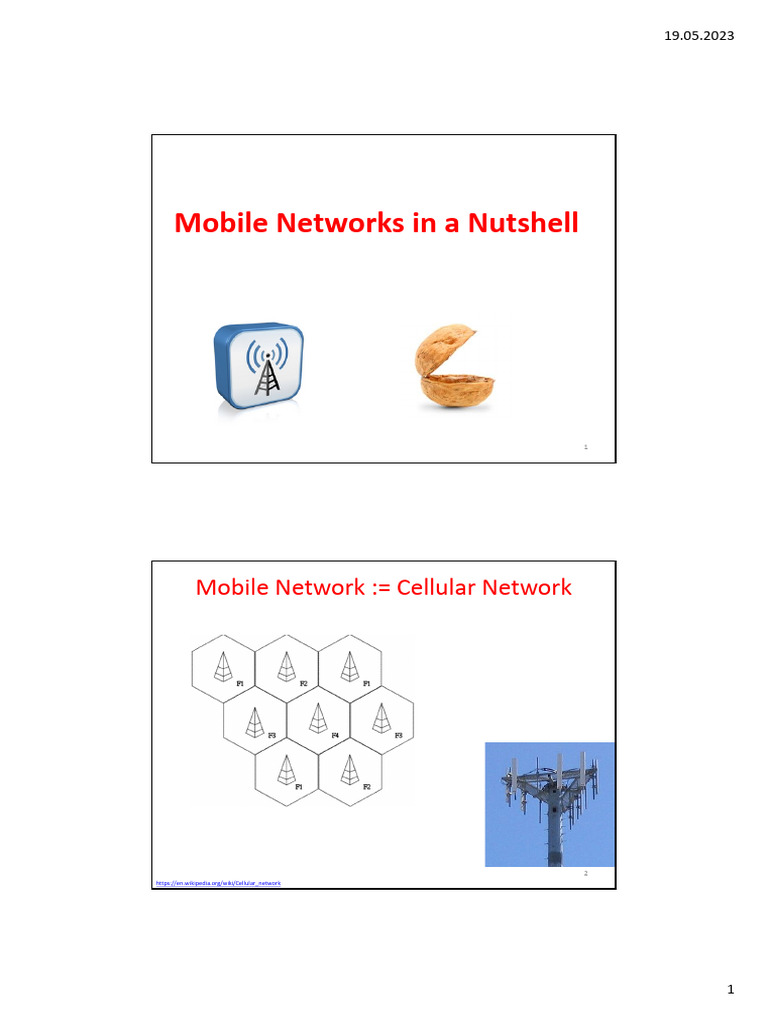 Overview of Mobile Networks and LPWA | PDF | Cellular Network ...