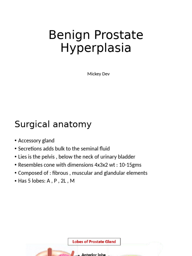 Understanding Benign Prostatic Hypertrophy | PDF | Prostate | Urology