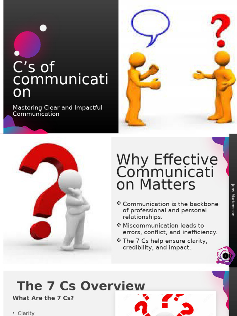 C's of Communication | PDF