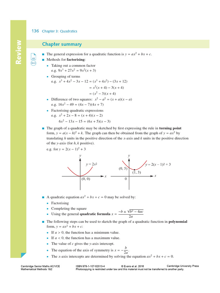 Quadratic Equations and Inequalities | PDF | Quadratic Equation | Algebra