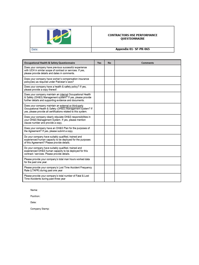 Appendix 01 SF PR 065 | PDF