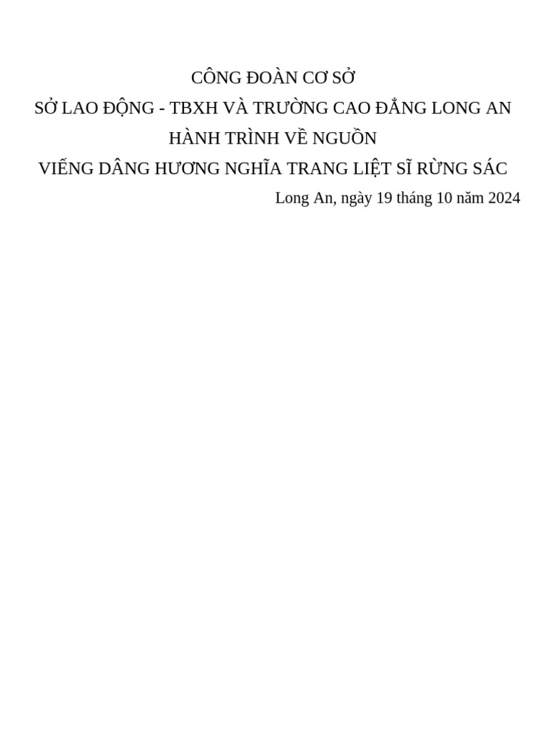 Công Đoàn Cơ S | PDF