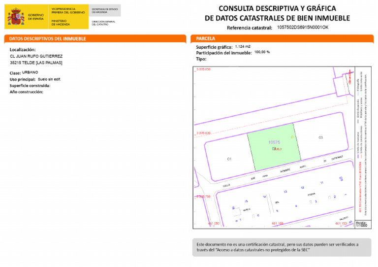 1057502DS6915N0001OK - Parcela 2 | PDF