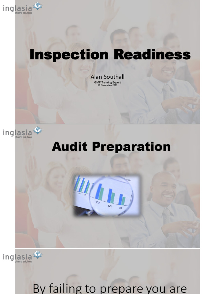 Inspection Readiness in Pharma Quality | PDF | Audit