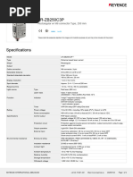 Keyence LR-X250C Data Sheet | PDF | Bipolar Junction Transistor ...