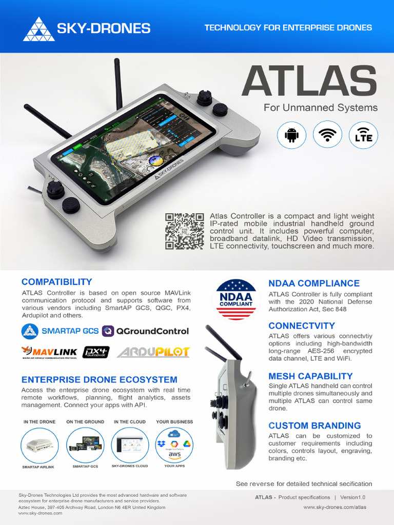 Sky Drones ATLAS Datasheet | PDF